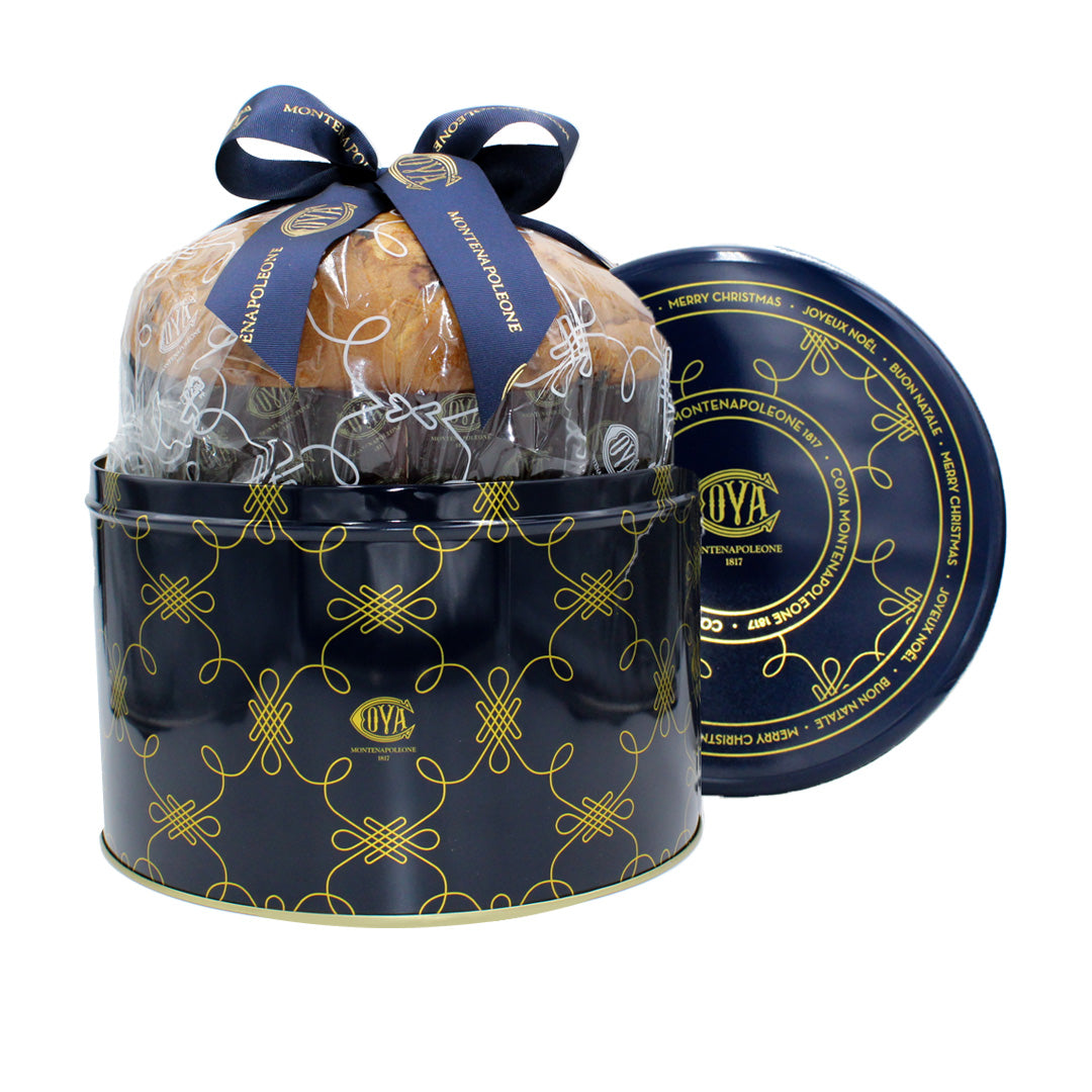 Tin Box avec Panettone Chocolat